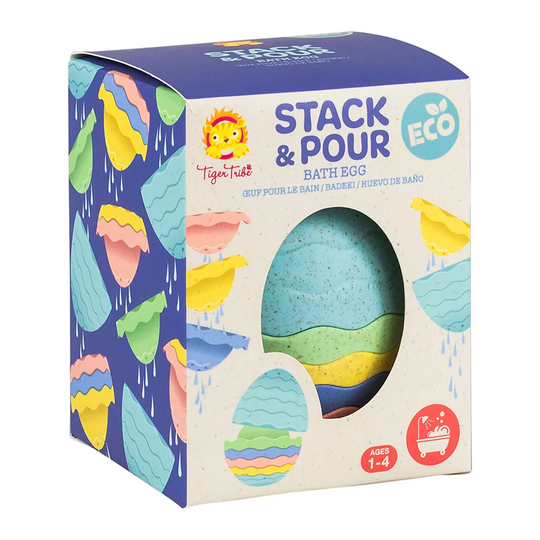 Eco Plastic Stack and Pour Bath Egg