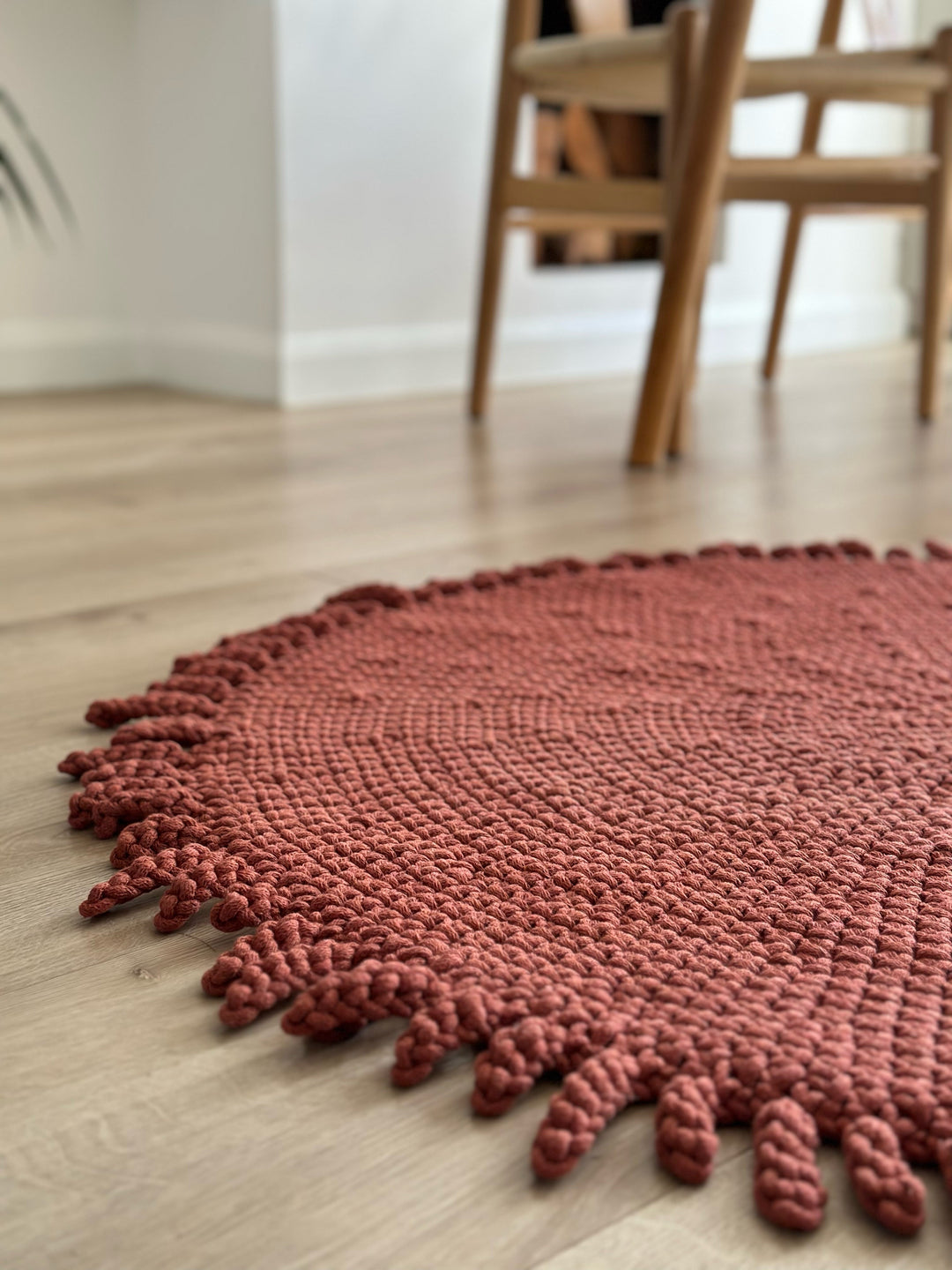 Crochet Sun Rug | Terracotta