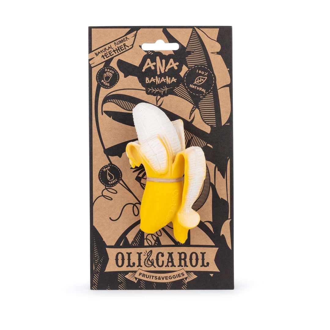 Oli & Carol Ana the Banana Baby Teether