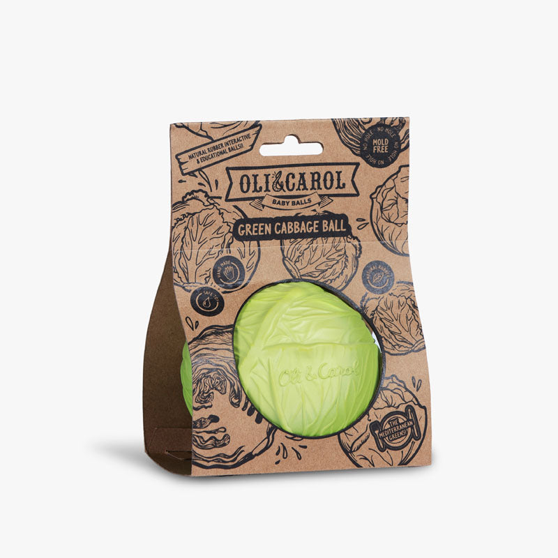 Oli & Carol Green Cabbage Baby Ball