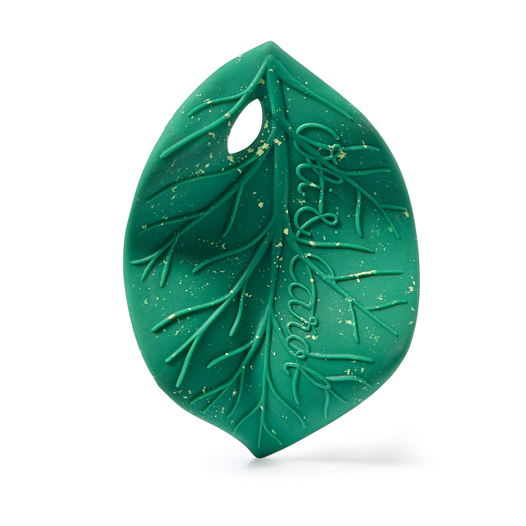 Natural Rubber Teether | Chlorophyll Leaf
