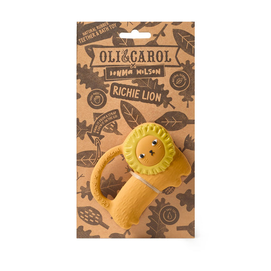 Oli & Carol x Donna Wilson Richie Lion Teether