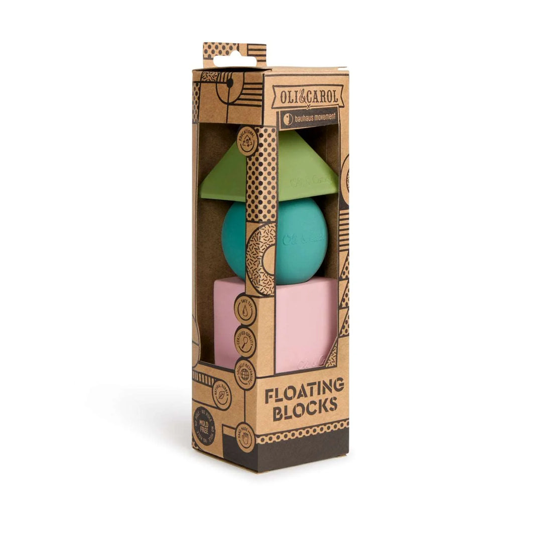 Floating Building Blocks | Bauhaus Movement Pastel
