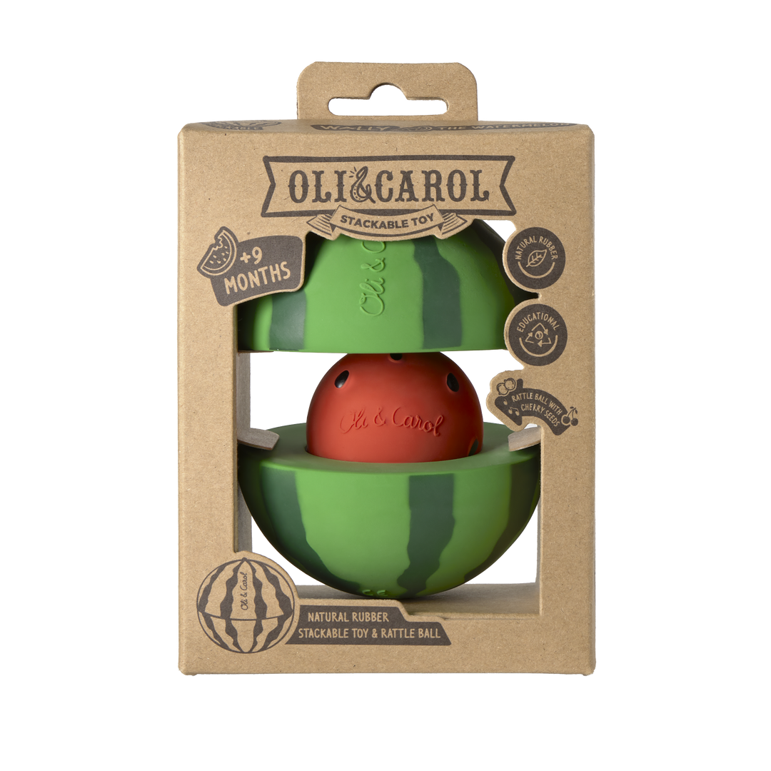 Oli&Carol Wally the Watermelon Stacking and Ball Toy