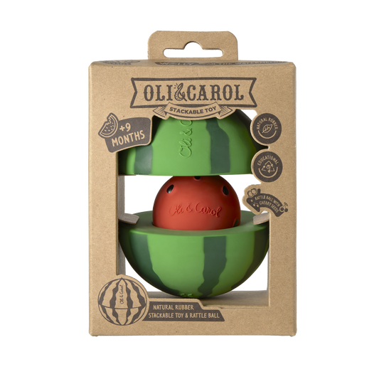 Oli&Carol Wally the Watermelon Stacking and Ball Toy