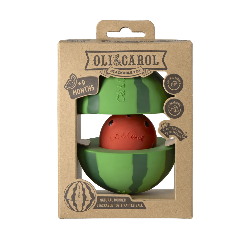Oli & Carol | Watermelon Stacking and Ball Toy