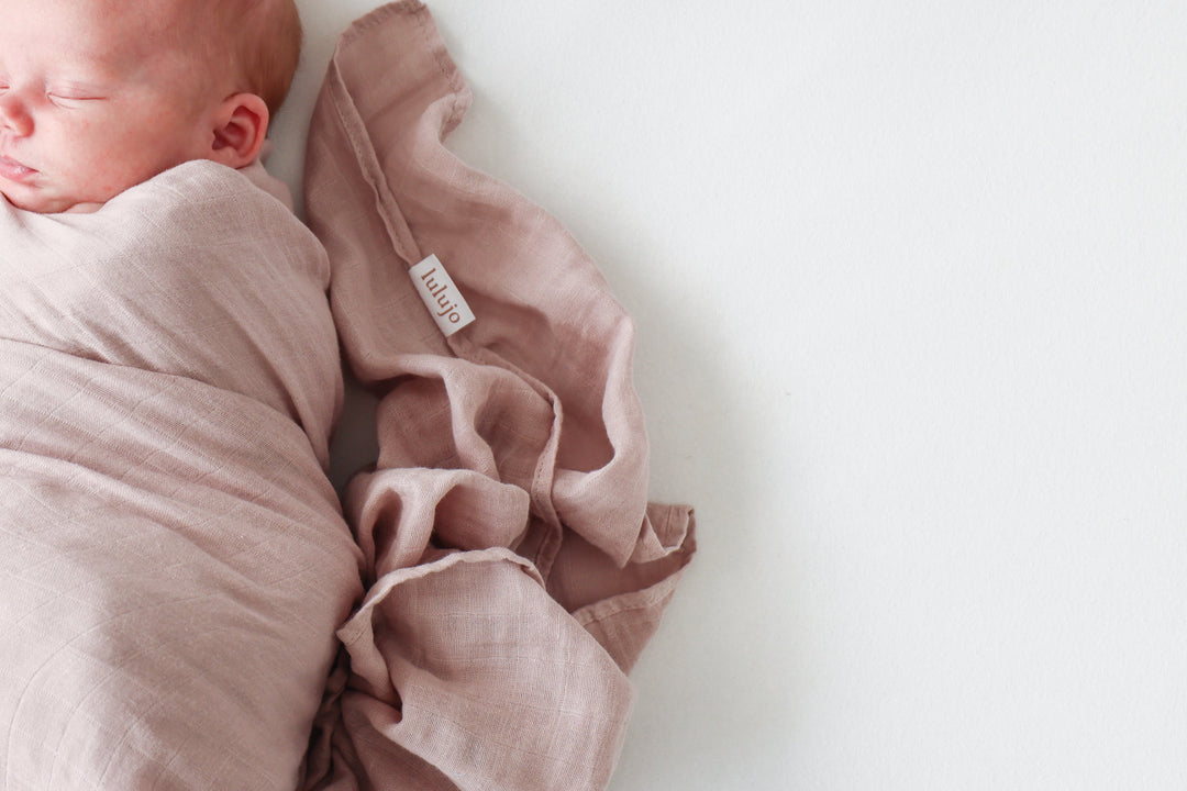 2 Pack Cotton Swaddles - Mushrooms / Sand