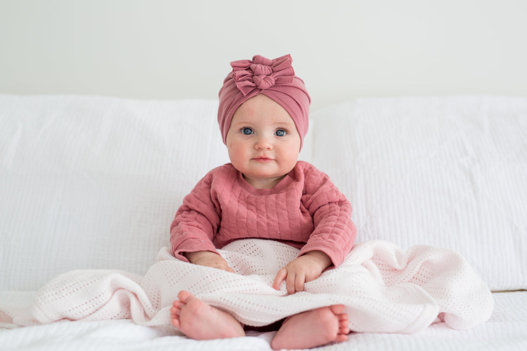Cellular Baby Blanket - Pink