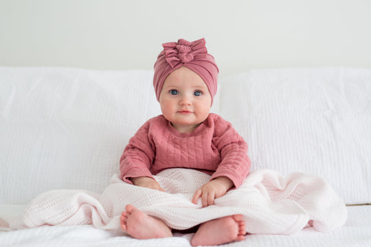 Cellular Baby Blanket - Pink