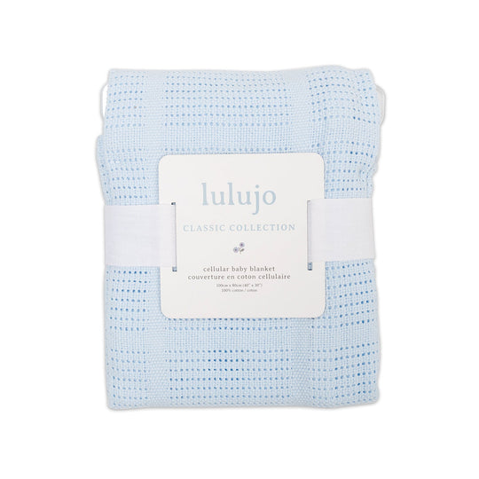 Cellular Baby Blanket - Blue
