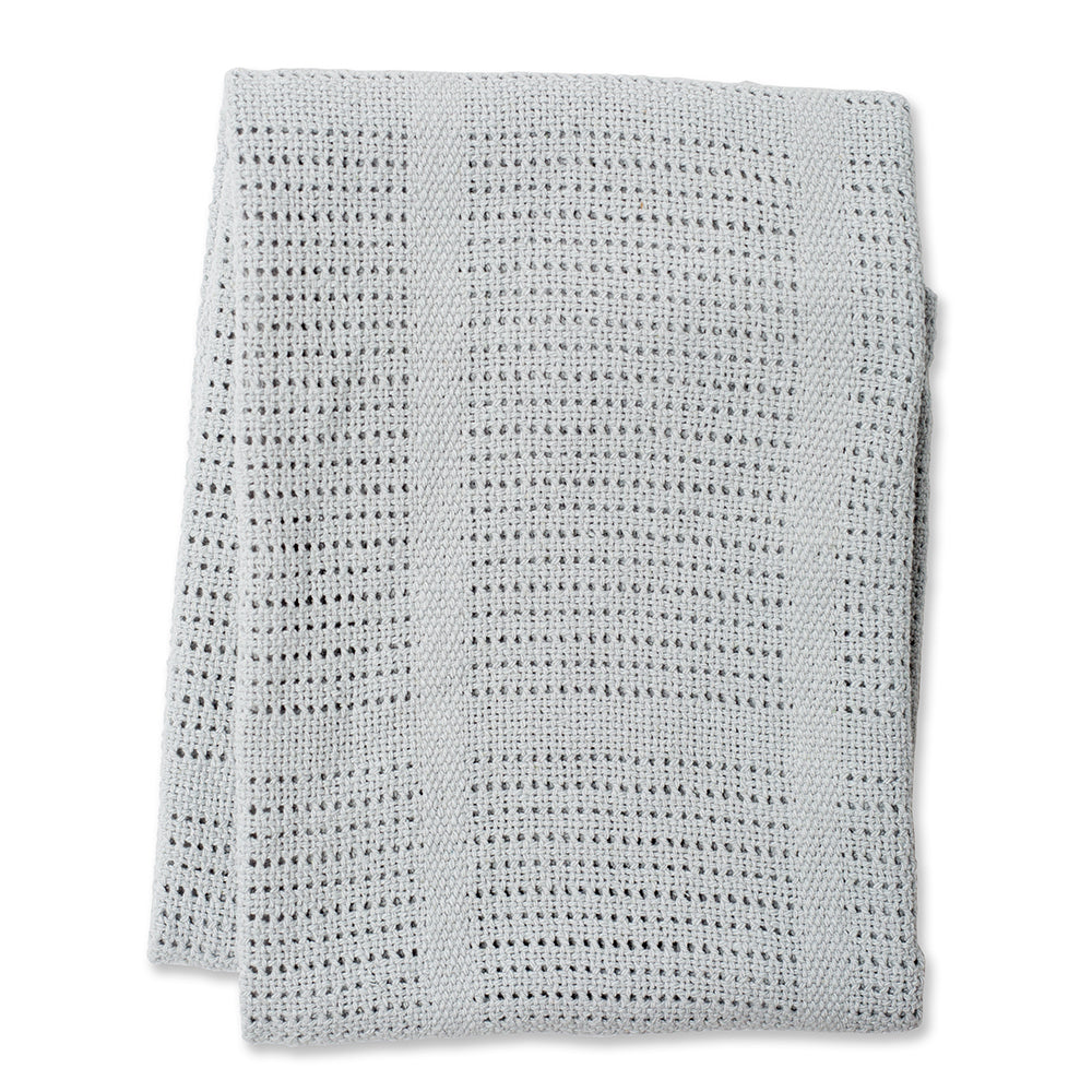 Cellular Baby Blanket - Grey