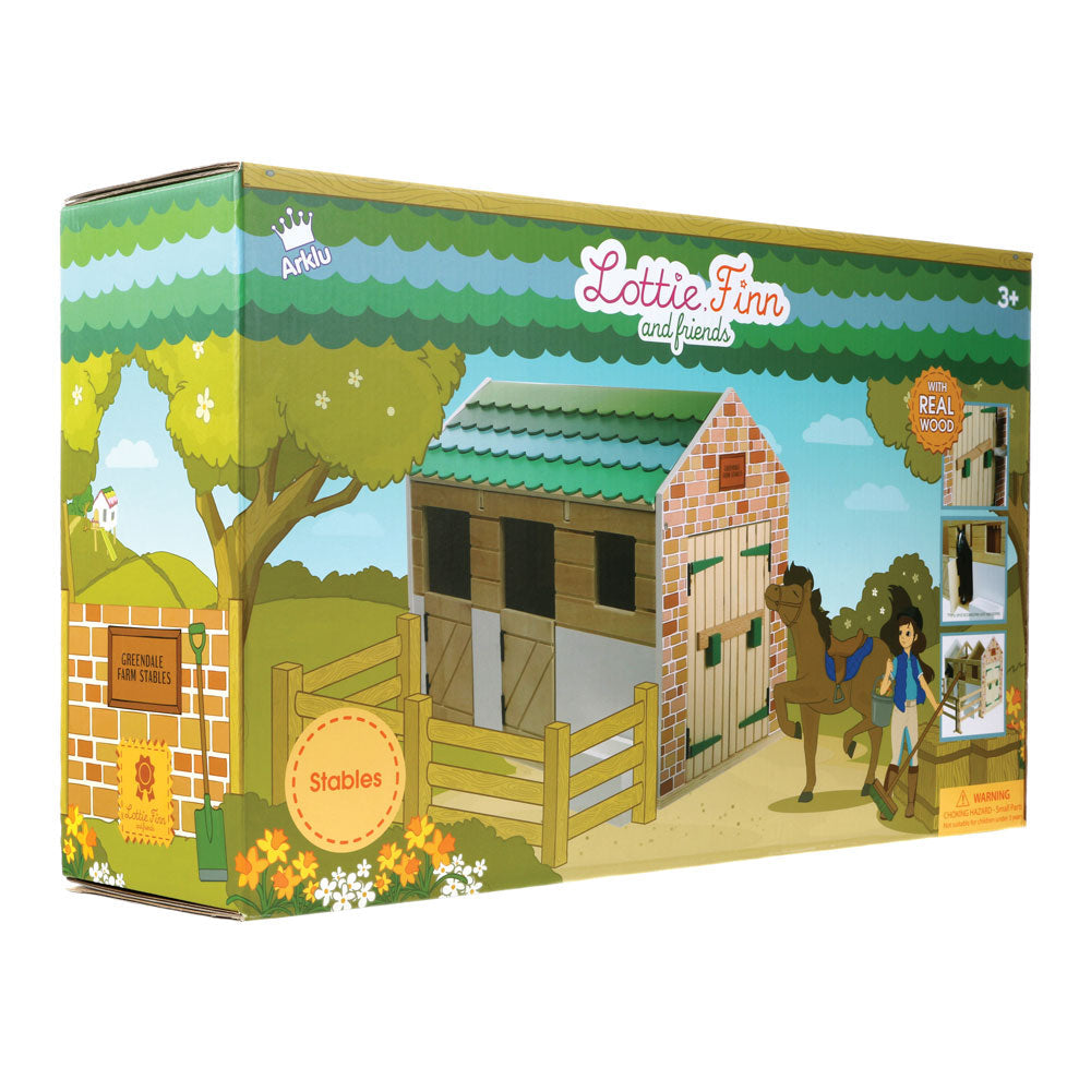 Wooden Stables Playset