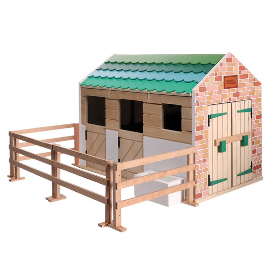 Wooden Stables Playset