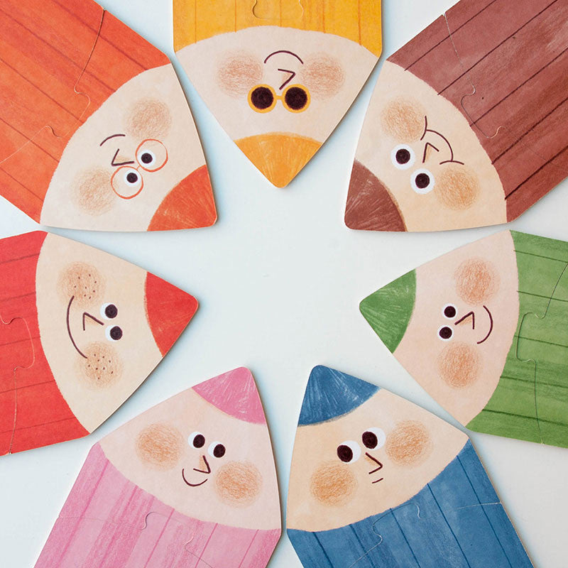 I Love My Colours | Seven Reversible Puzzles - Moo Like a Monkey