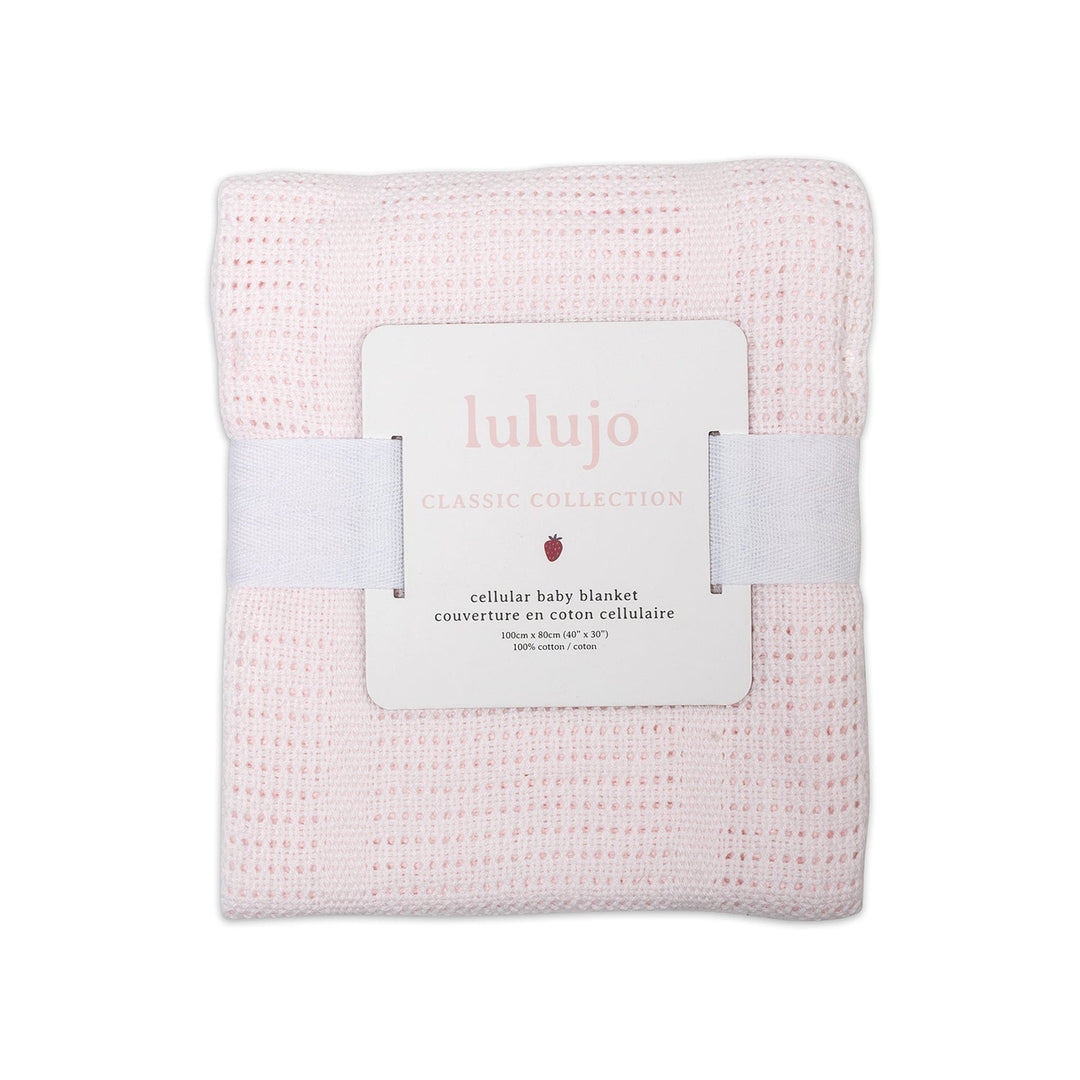 Cellular Baby Blanket - Pink