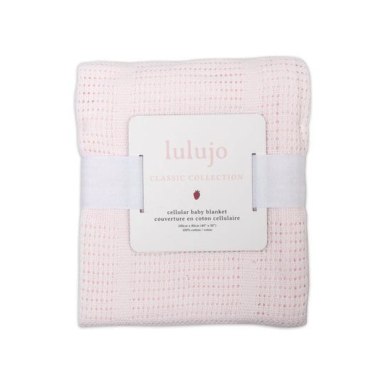Cellular Baby Blanket - Pink
