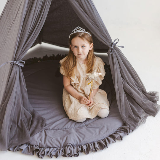 Fairy Teepee Play Tent - Grey
