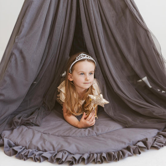 Fairy Teepee Play Tent - Grey