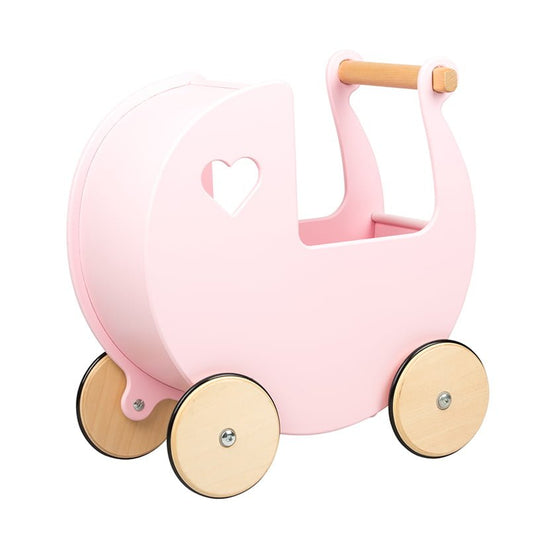 Moover Wooden Dolls Pram - Pink