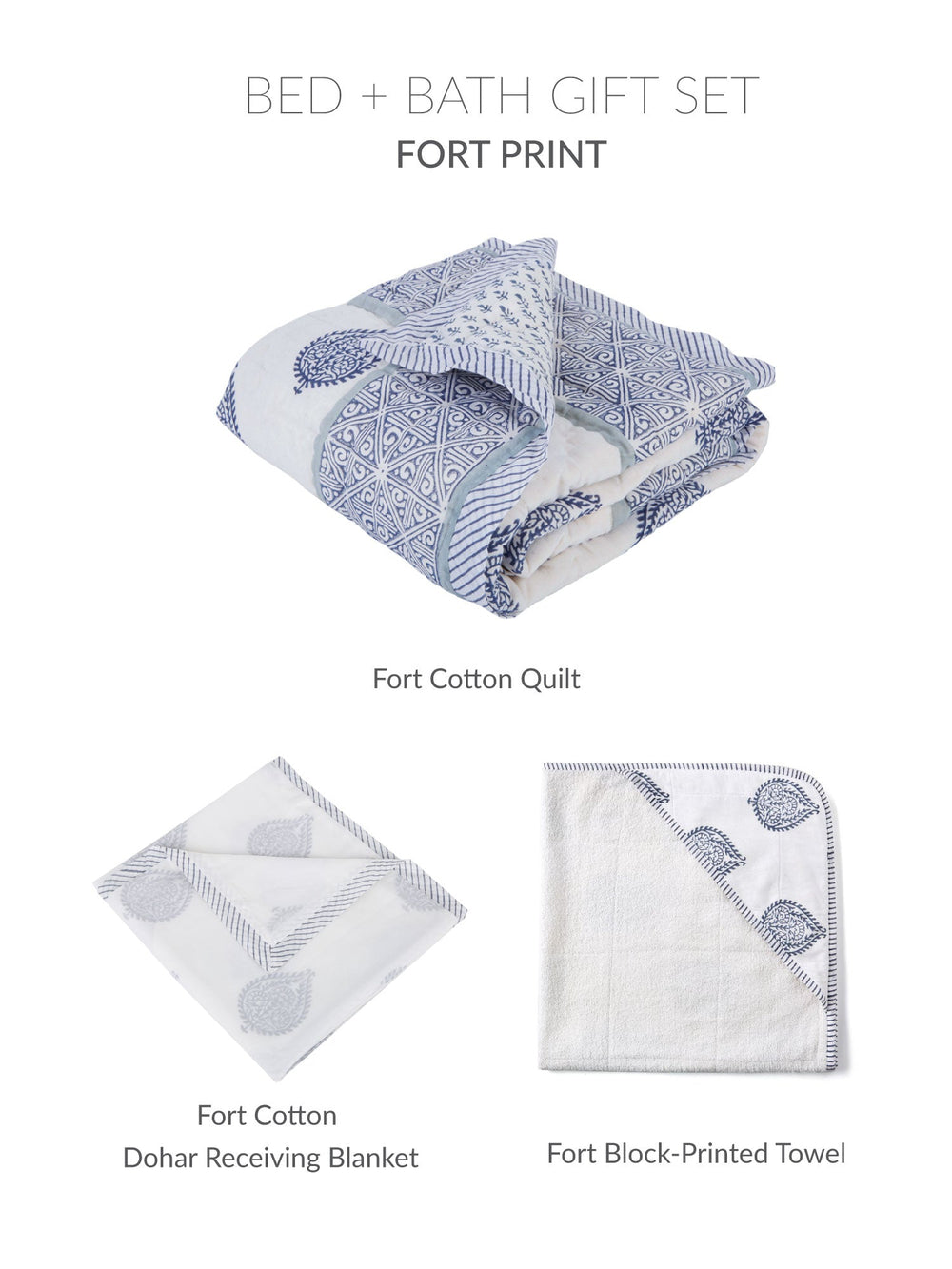 Newborn Bed & Bath Gift Set