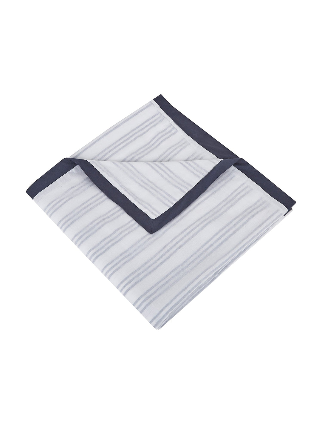 Cotton Dohar Baby Blanket - Cairo Blue Striped