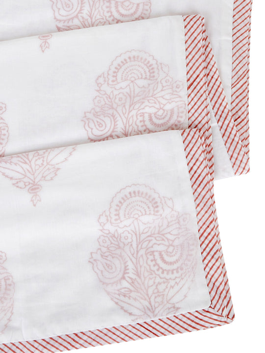 Cotton Dohar Baby Blanket - Pink City Print
