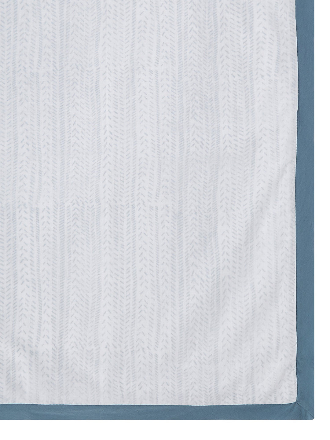 Cotton Dohar Baby Blanket - Provence Blue Print