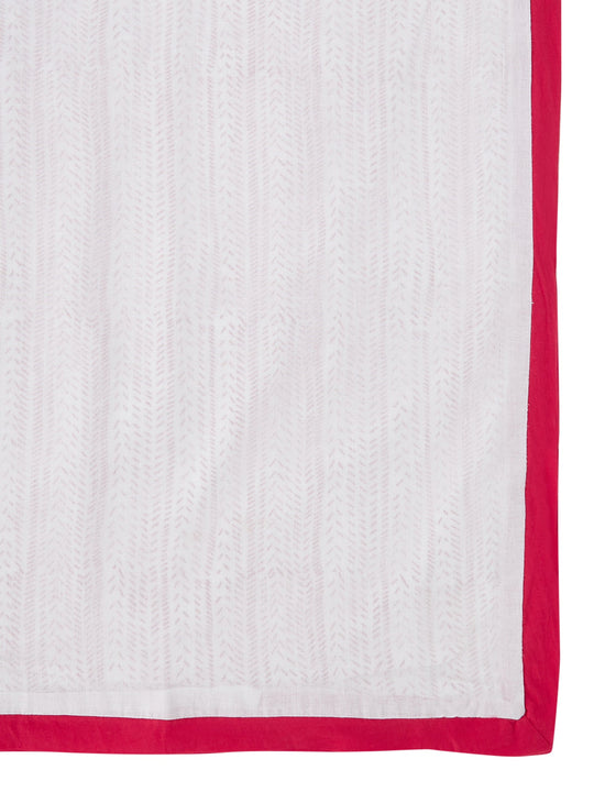 Cotton Dohar Baby Blanket - Provence Pink