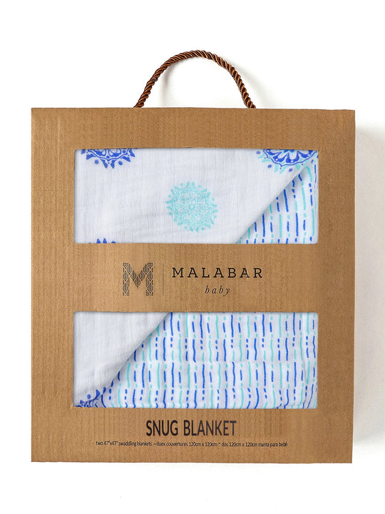 Organic Reversible Snug Blanket - Mandala