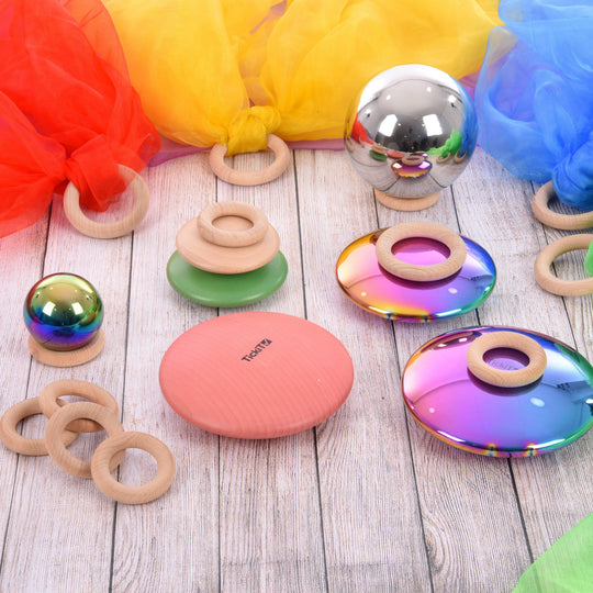 Sensory Steel Colour Burst Buttons