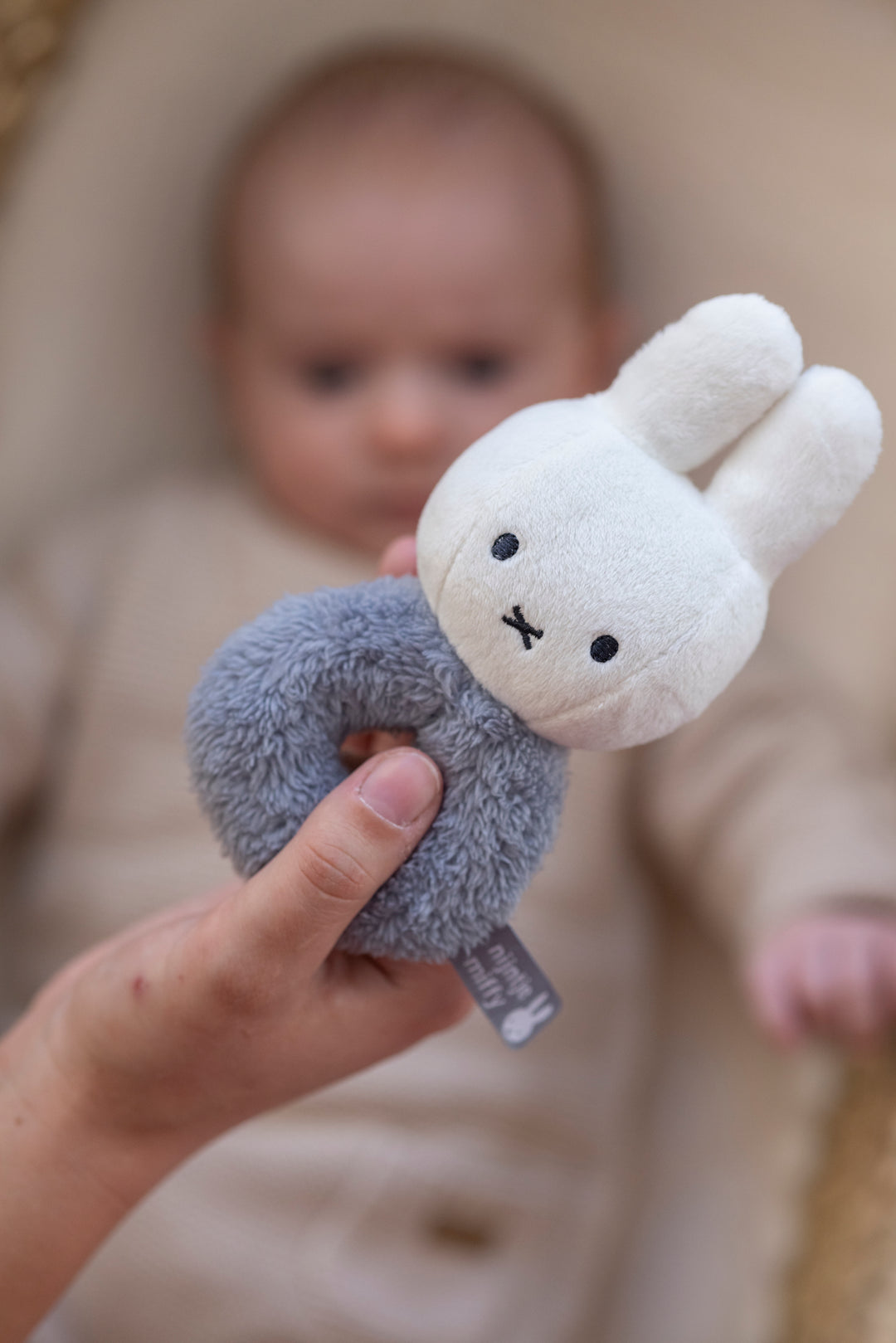 Miffy | Rattle Fluffy | Blue