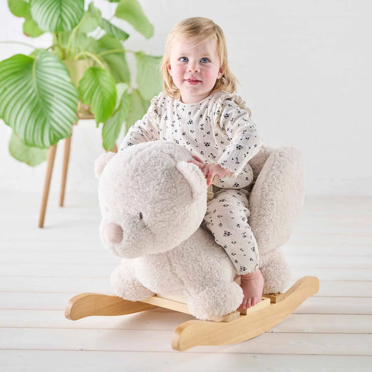 Nattou Teddy Rocker | Bear - Ecru