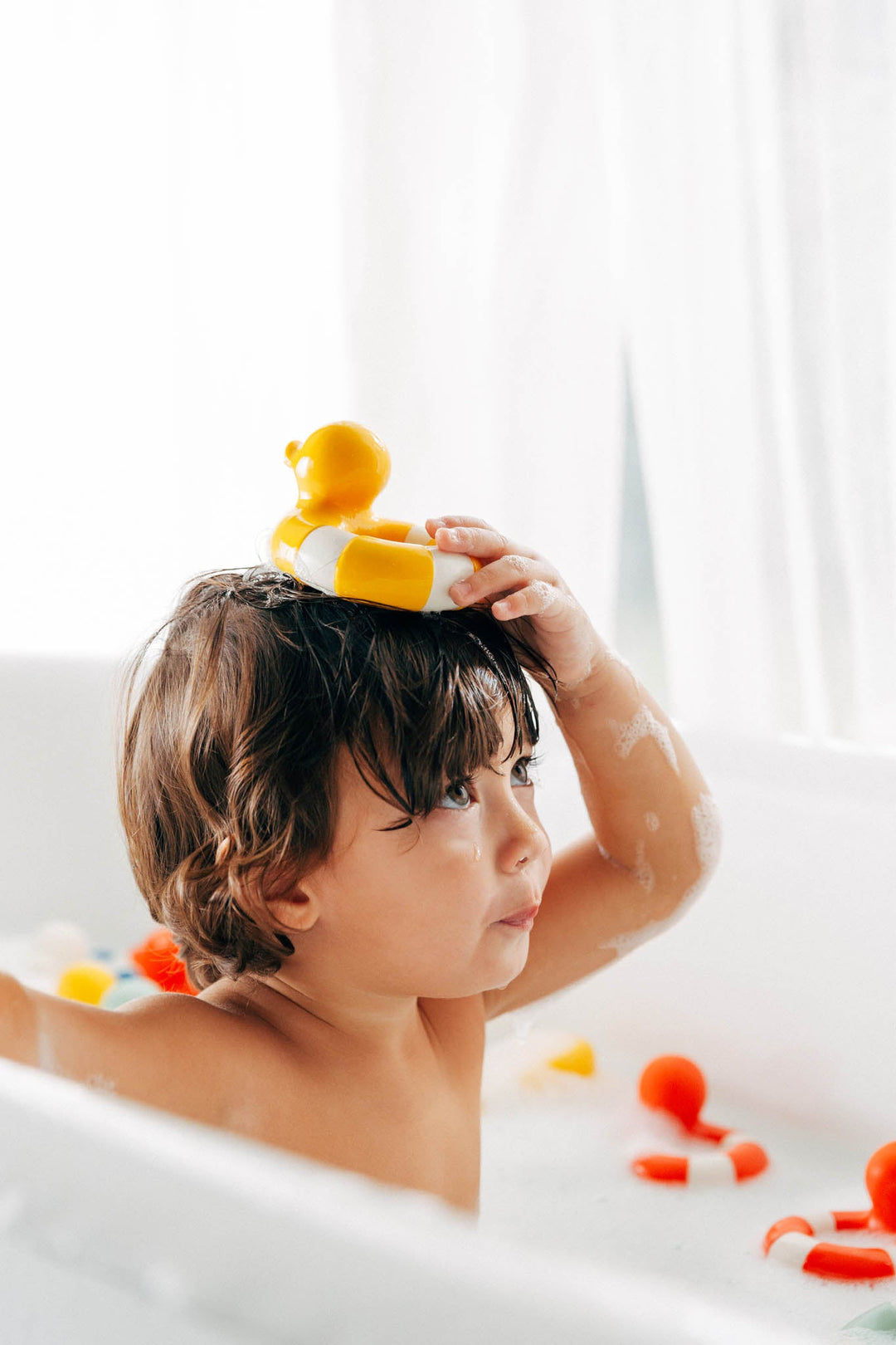 Oli & Carol Floatie Duck Mint Bath Toy