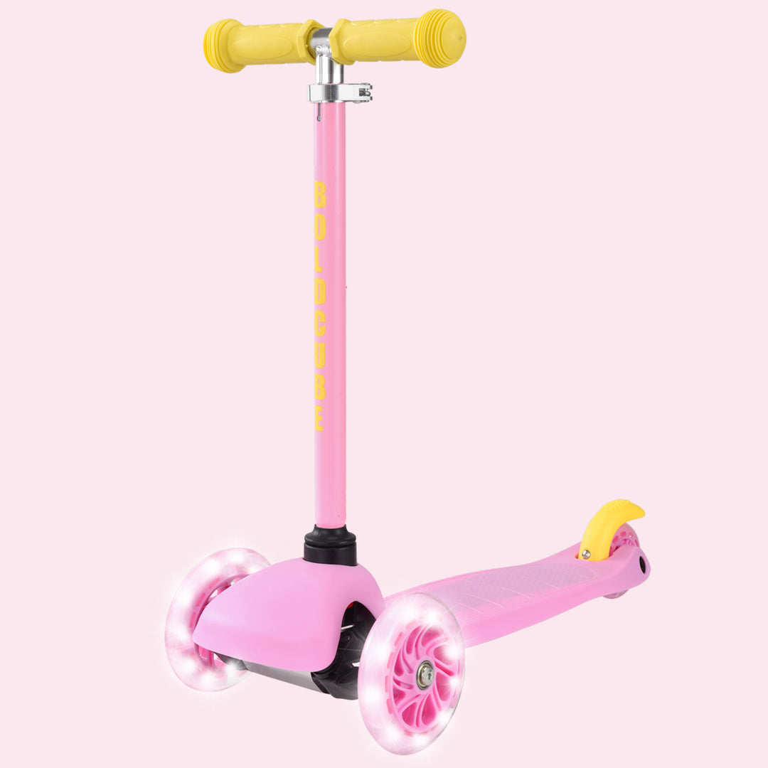 Teeny 3 Wheel Scooter - Pink and Yellow