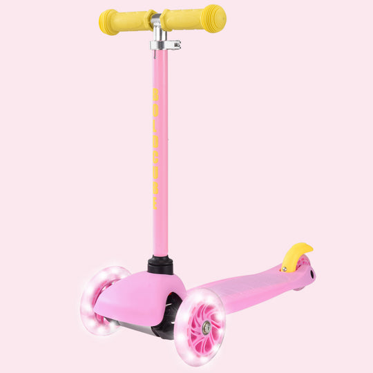 Teeny 3 Wheel Scooter - Pink and Yellow
