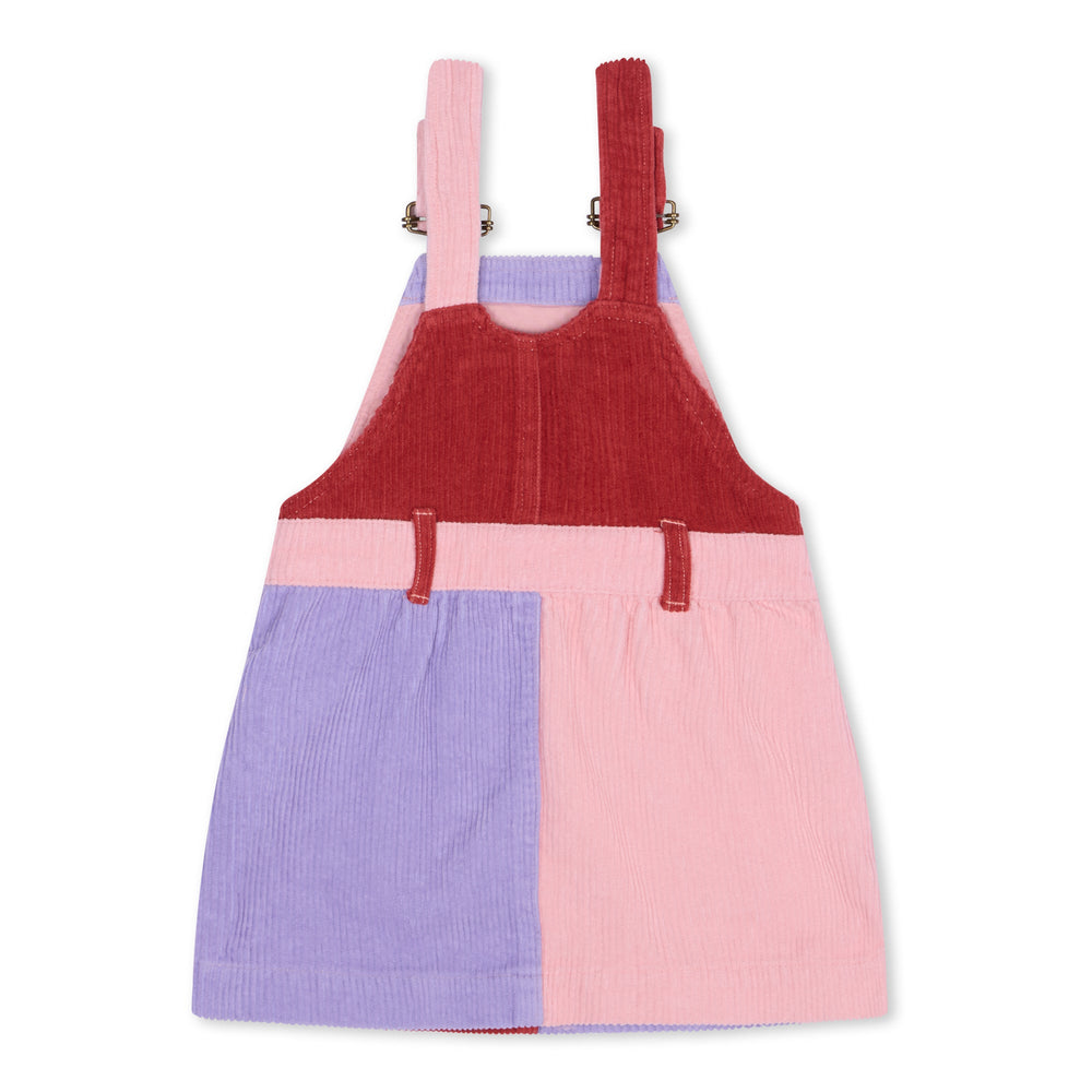 Dotty Dungarees | Chunky Cord Dress - Rosebed Patchwork
