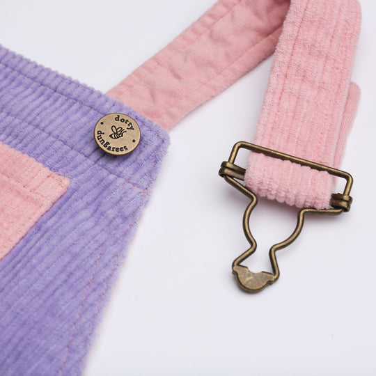 Dotty Dungarees | Chunky Cord Dress - Rosebed Patchwork