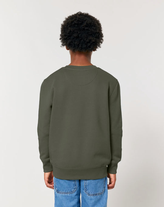 Organic Kid’s Sweatshirt - Unreasonable (Teal Font)