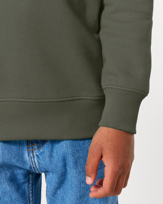 Organic Kid’s Sweatshirt - Unreasonable (Teal Font)
