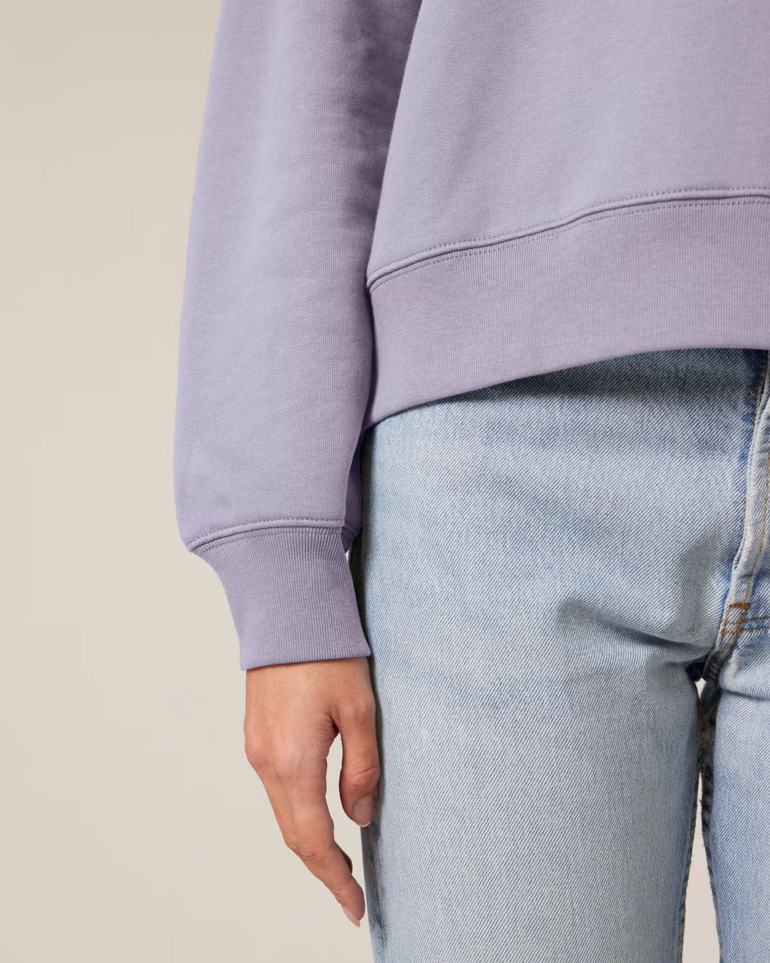 Organic Adult Lavender Sweatshirt - Bum (Brilliant Mum)