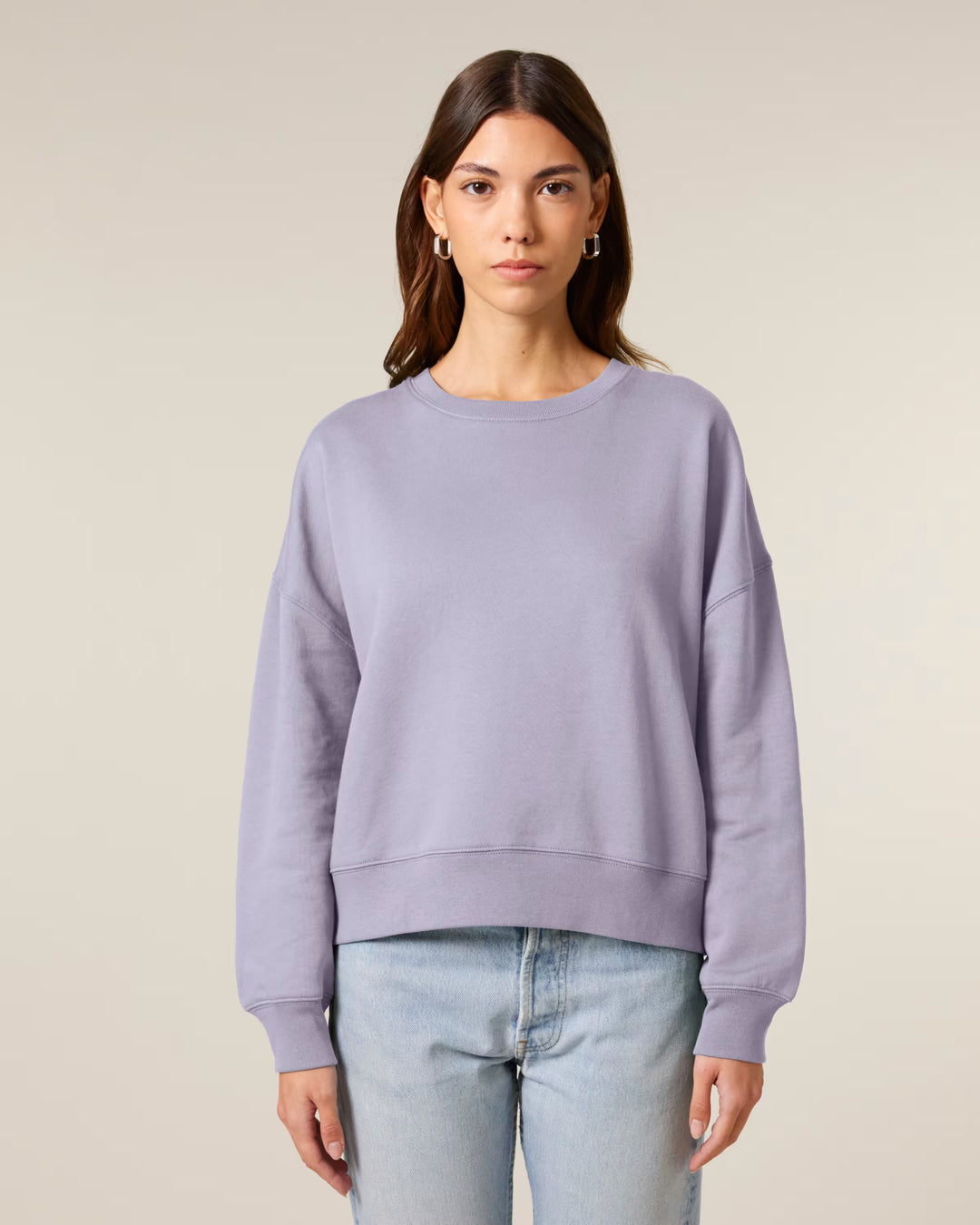 Organic Adult Lavender Sweatshirt - Bum (Brilliant Mum)