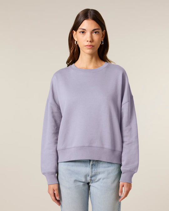 Organic Adult Lavender Sweatshirt - Bum (Brilliant Mum)