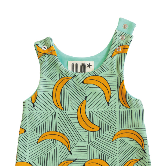 ILO Harem Romper - Mint Bananas