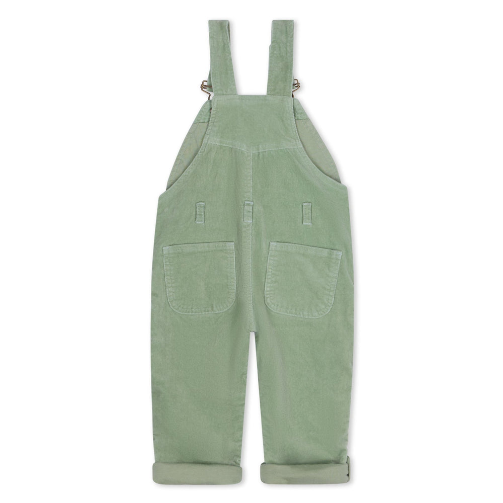 Dotty Dungarees | Corduroy Dungarees - Sage