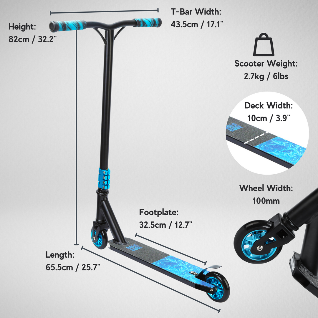 Deluxe Stunt Scooter - Navy