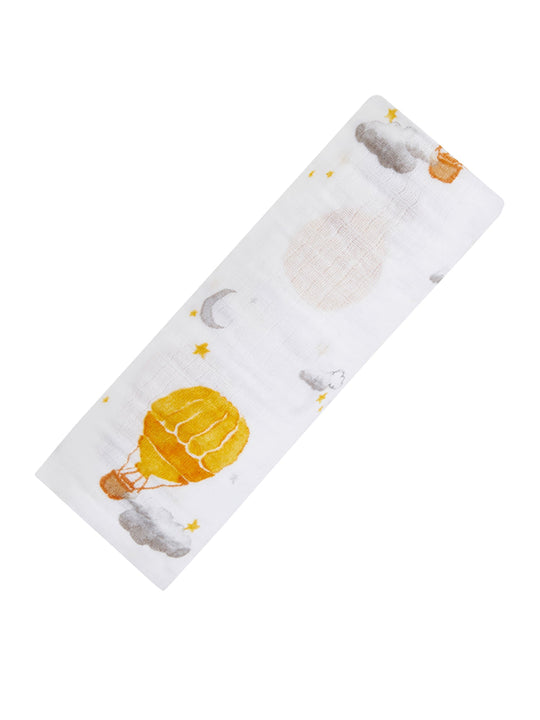 New Baby Gift Set - Mustard and Grey Print