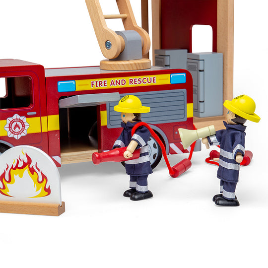 Tidlo Fire Station Toy Bundle