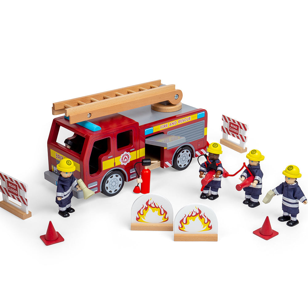 Tidlo Fire Station Toy Bundle