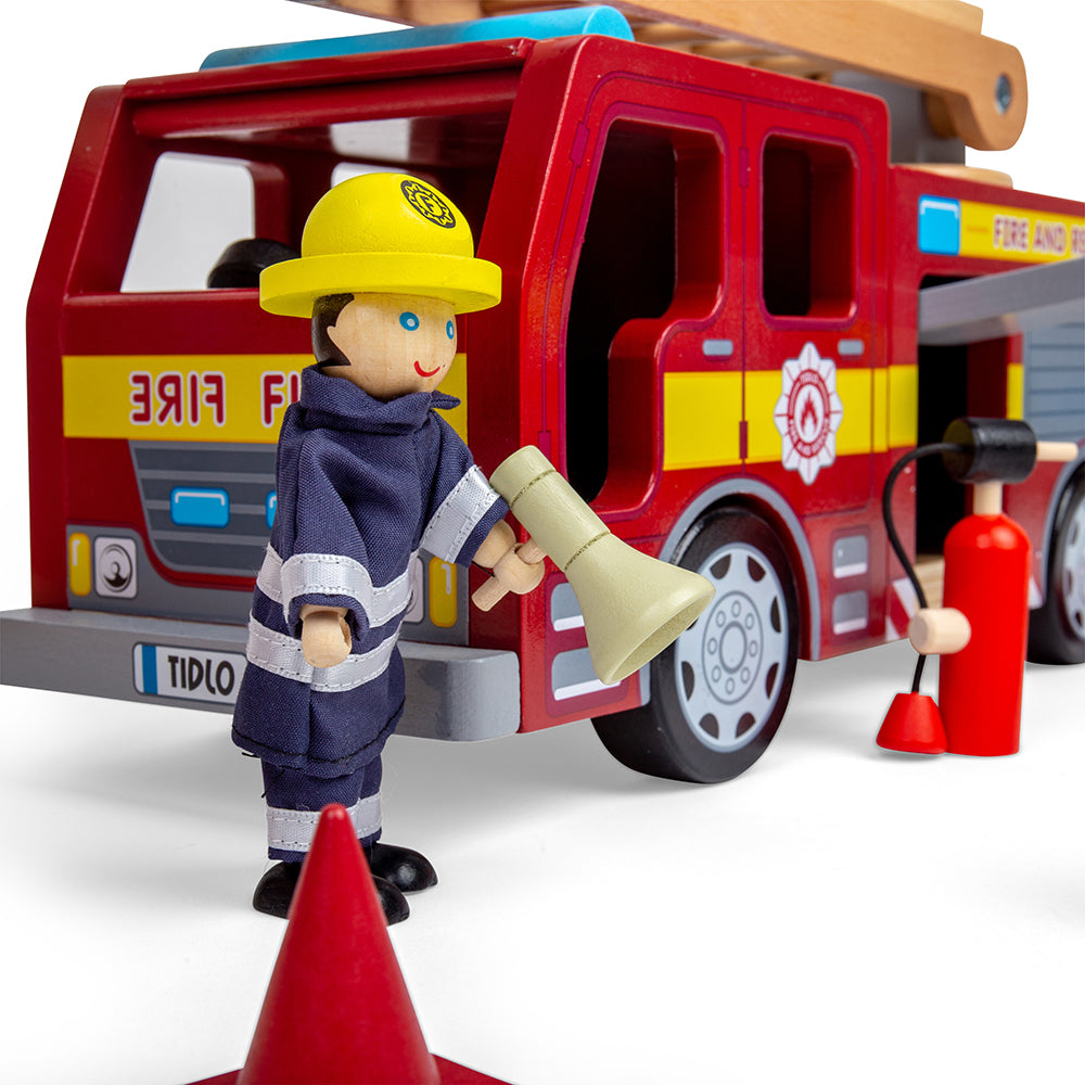 Tidlo Fire Station Toy Bundle