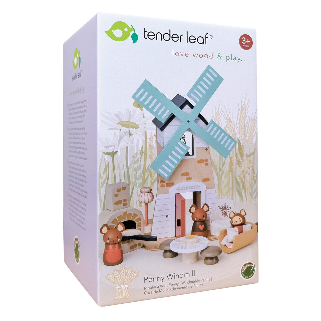Tender Leaf Penny Windmill toy packaging on a white background